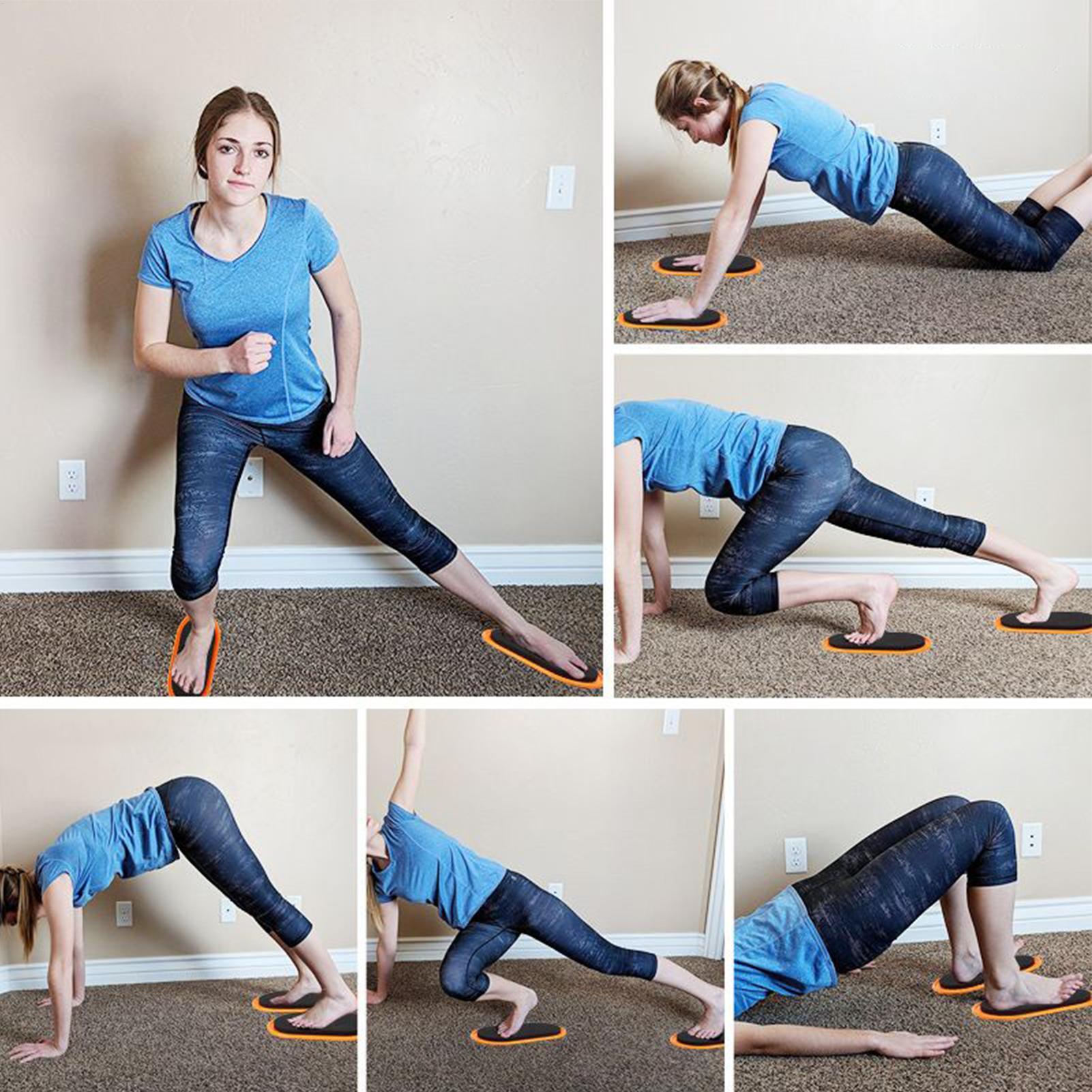 Home Gym Women - Workout Sliders Disc Oval Shape Workout