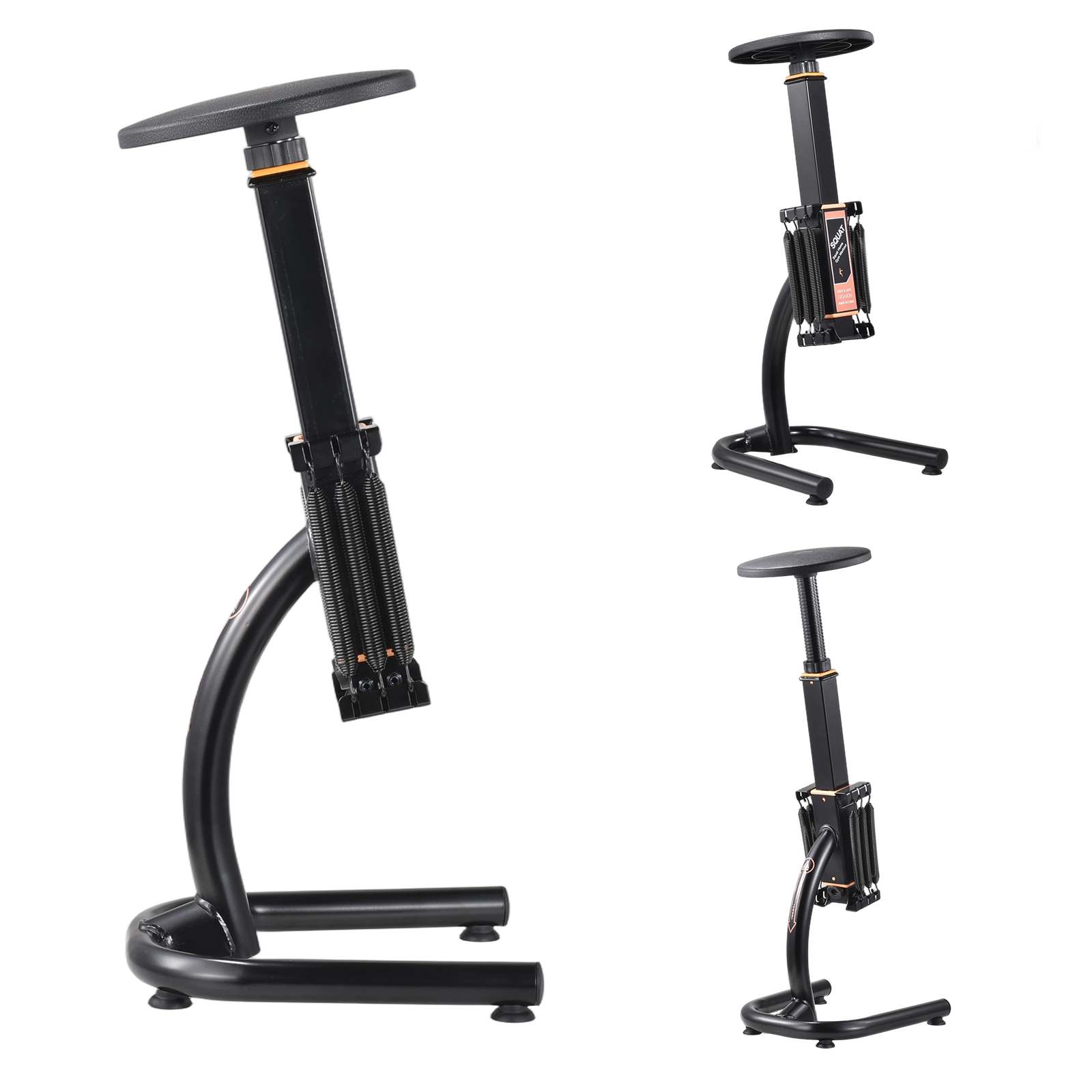 Home Gym Quad Exercises - Home Fitness Squat Machine, Adjustable Squat