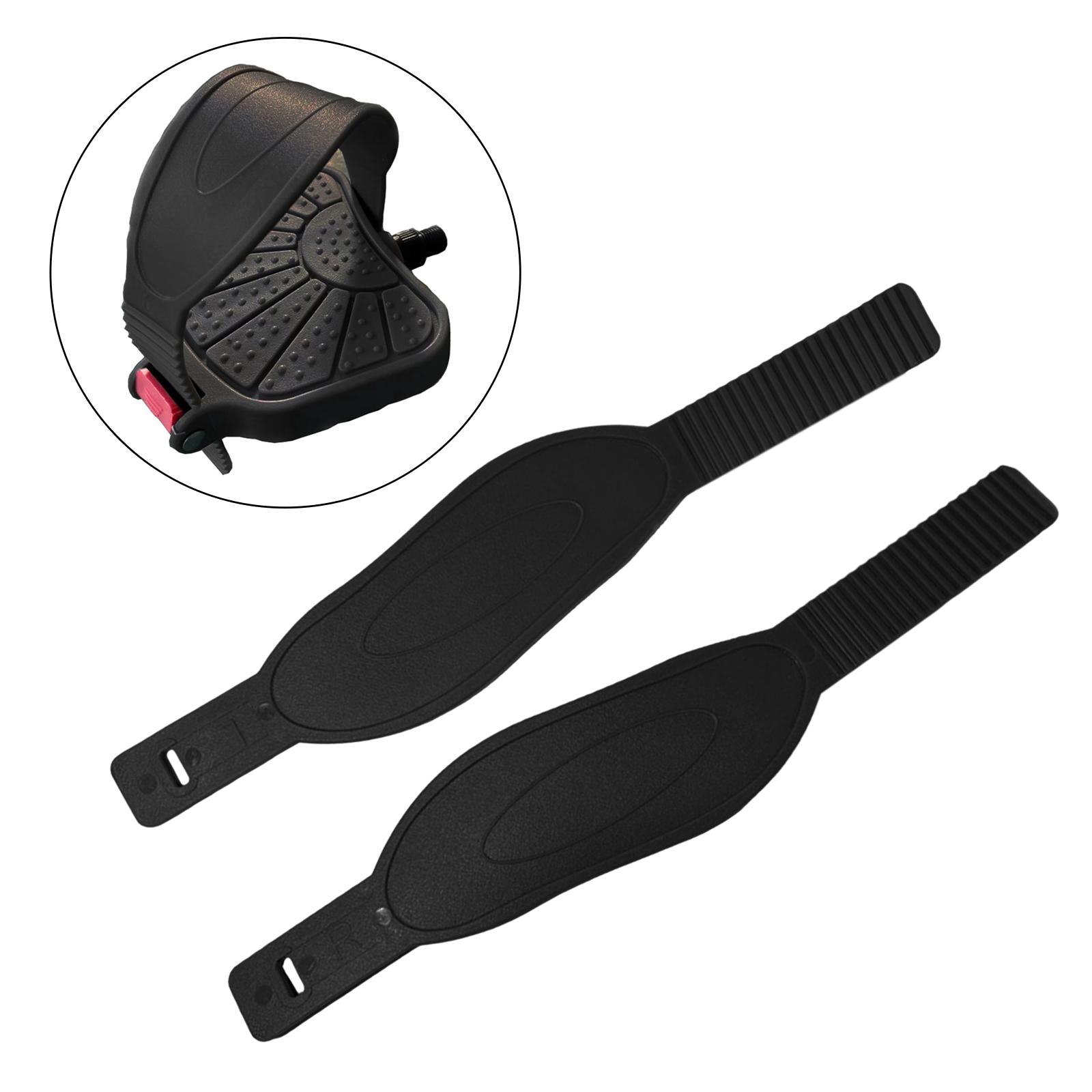 Home Gym Universal Machine - 2x Exercise Bike Pedal Straps, Universal
