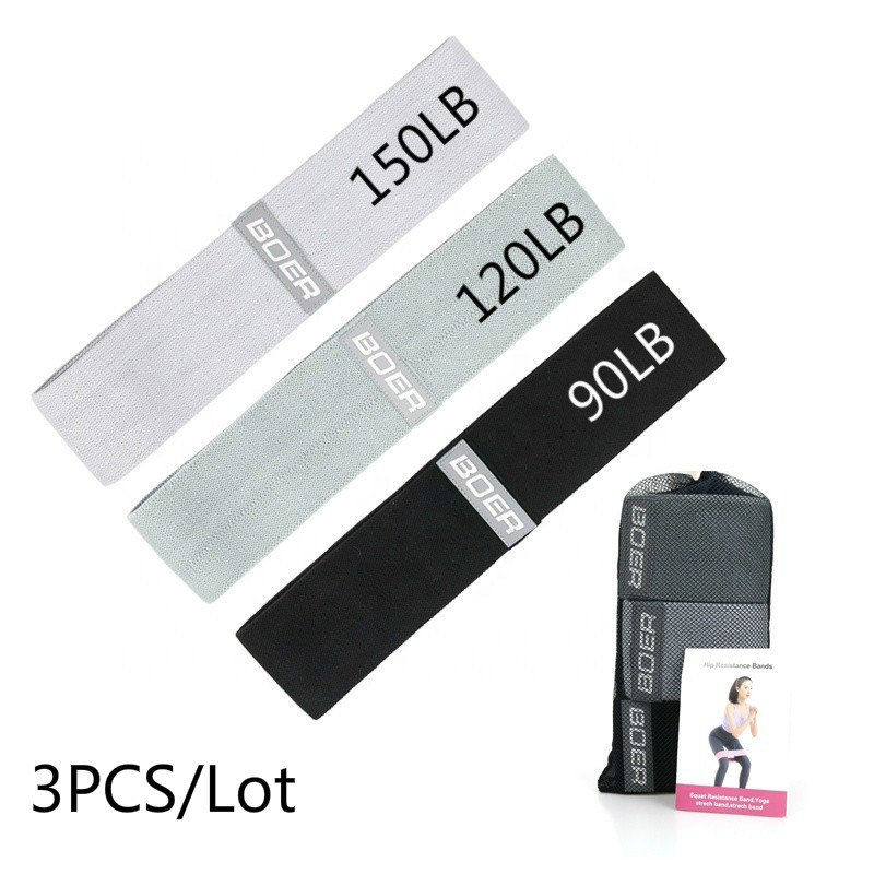 Home Gym Weight Machine - 3PCS Women Men Fabric Resistance Bands