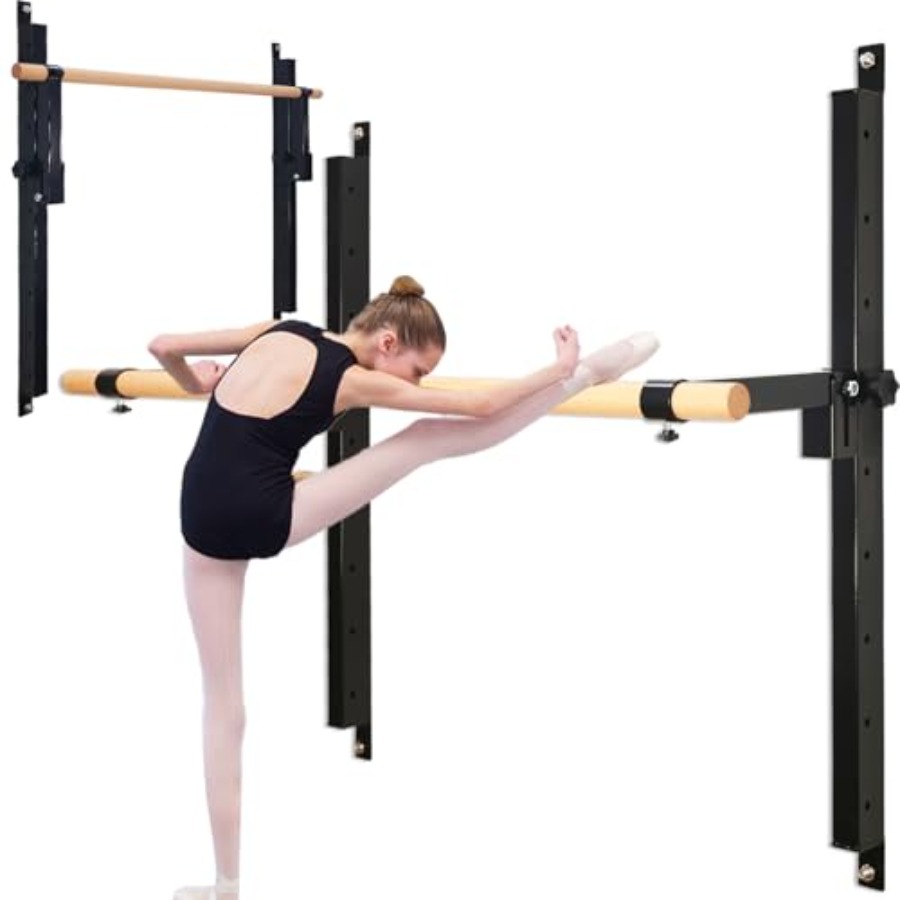 Home Gym Wall - Wall Mounted Ballet Barre 4ft 5ft