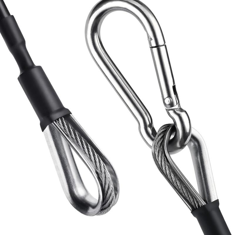 Home Gym Leg Extension - 1/2Pcs Gym Cable Extension Compatible with
