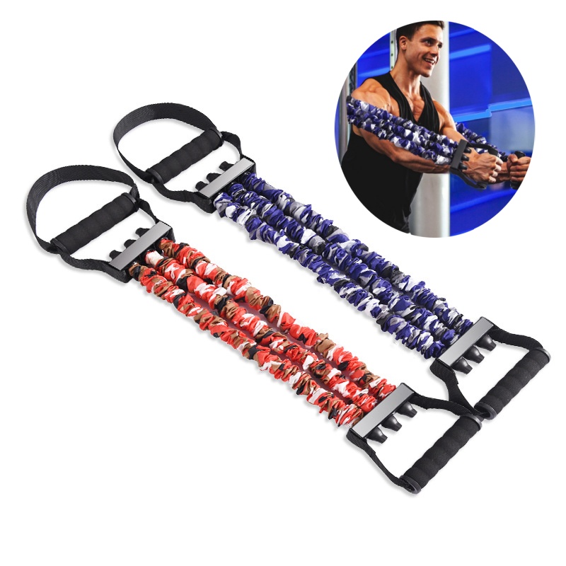 Home Gym Weight Machine - Chest Expander Resistance Band Elastic Pull