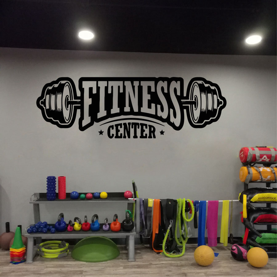 Home Gym Multi Station - Gym vinyl decor wall decal fitness