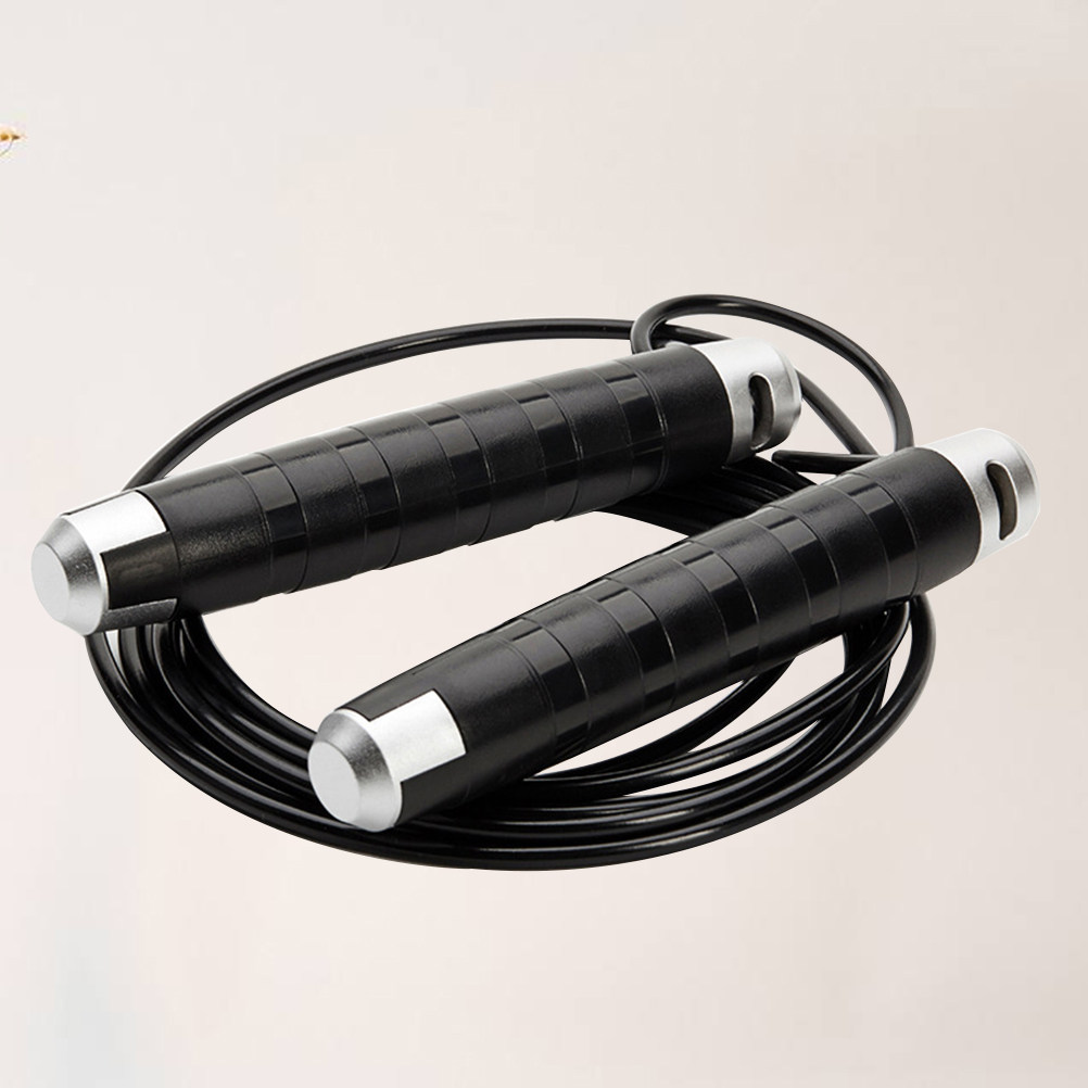 Black Steel Cable Jump Rope Be - Jump Rope Bearing recension och pris