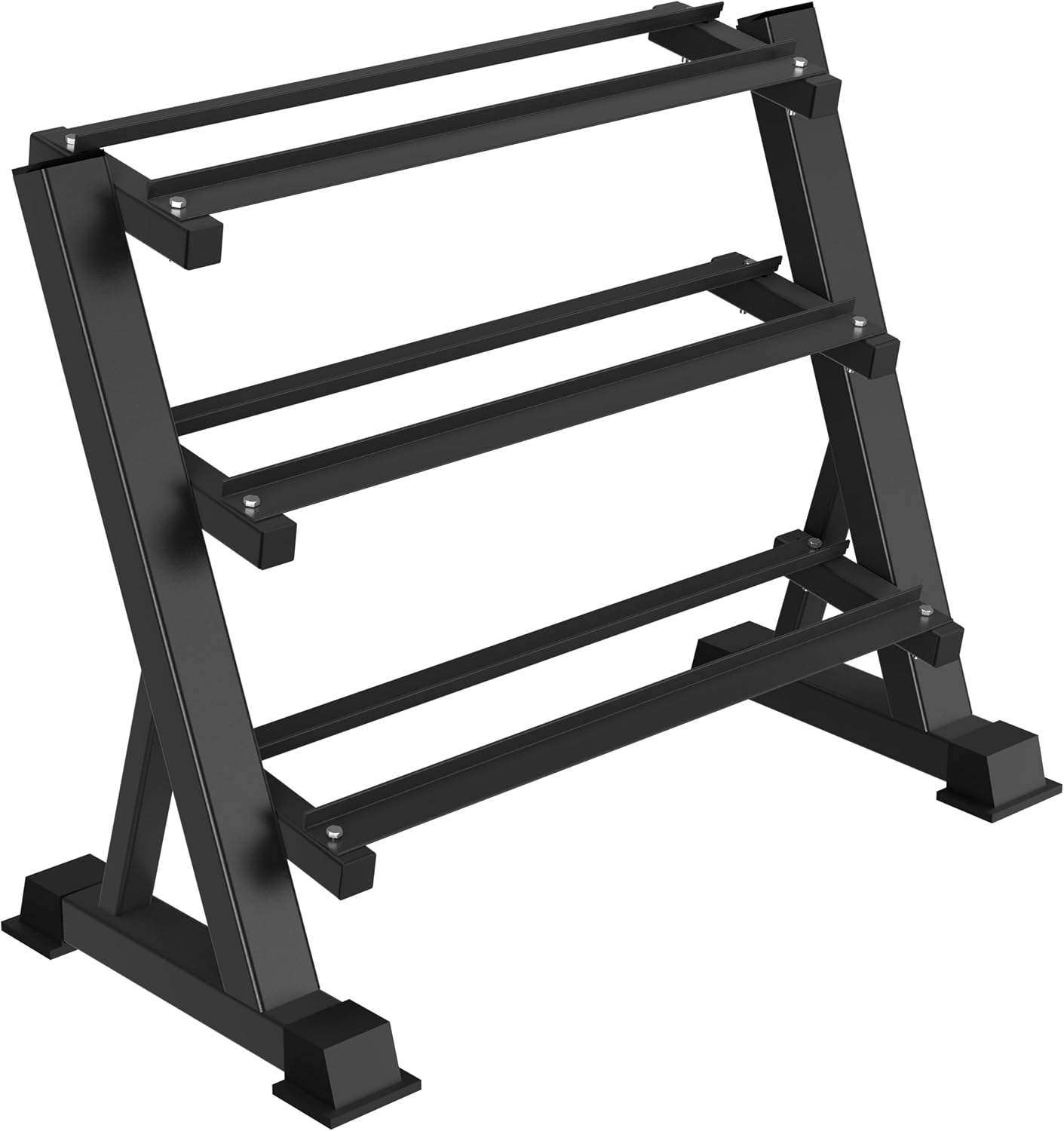 Heavy Duty Three Tier Dumbbell - Home Gym Rack recension och pris