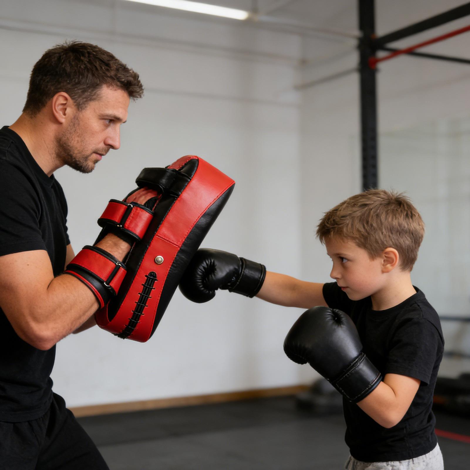 PU Leather Boxing Pads Curved  - Home Gym Women recension och pris