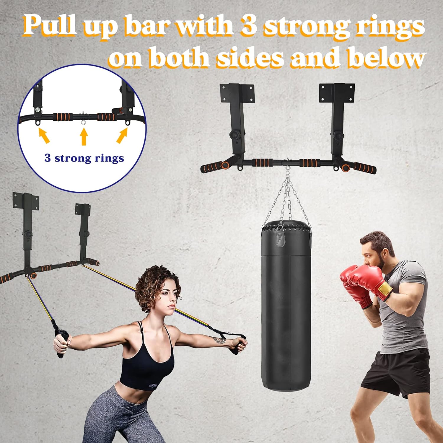 Wall Mounted Dip Station Pull- - Home Gym Wall recension och pris