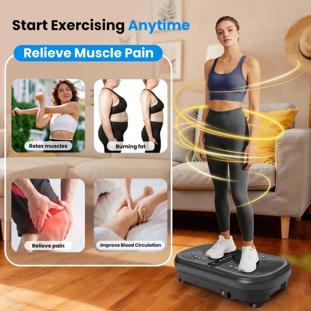 AXV Vibration Plate Fitness Pl - Home Gym Weight Machine recension och pris