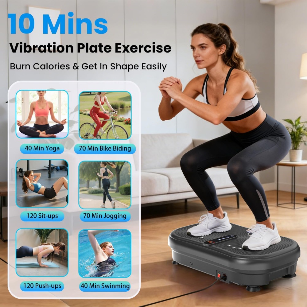 AXV Vibration Plate Fitness Pl - Home Gym Weight Machine recension och pris