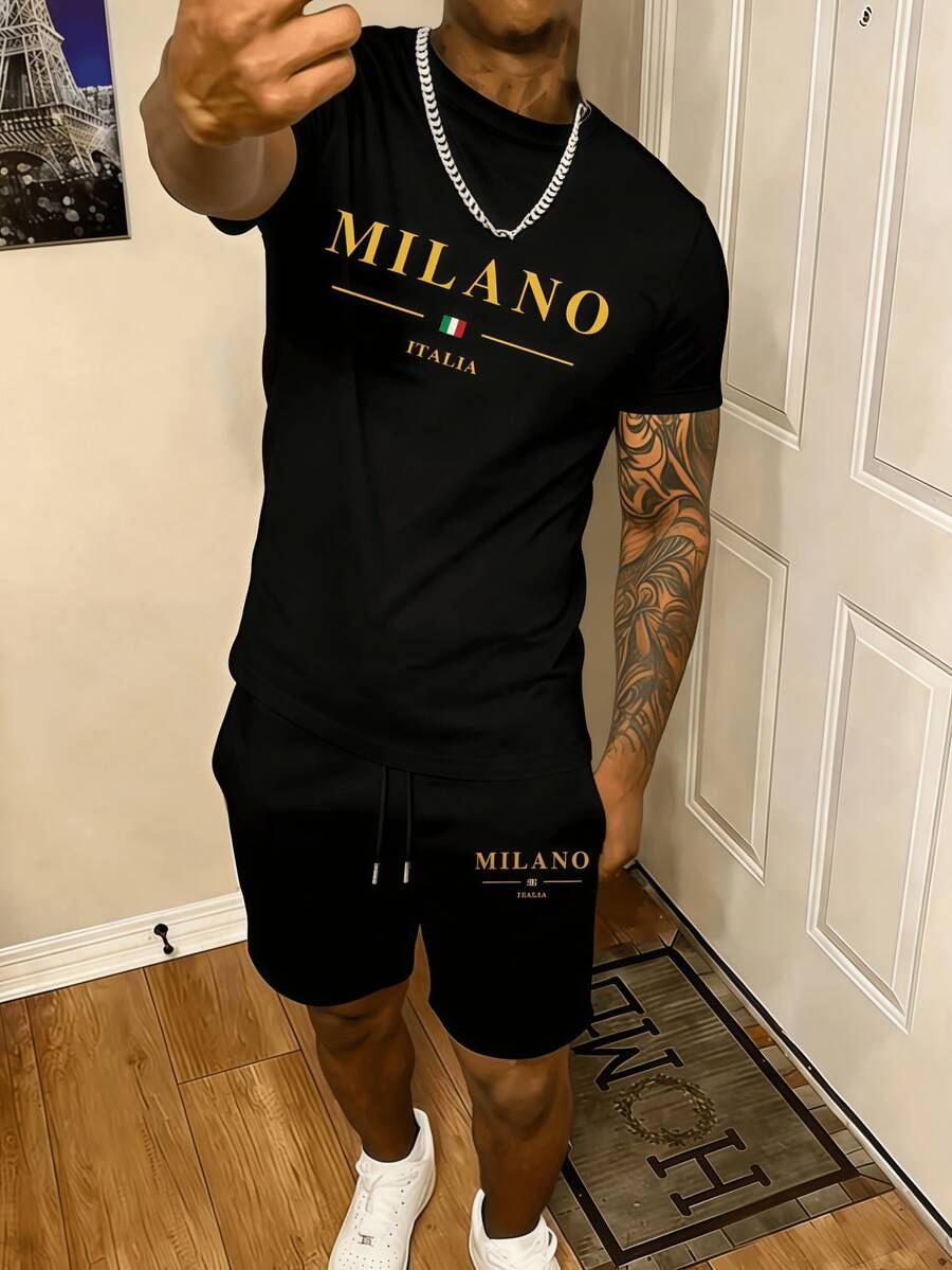 Men's Cotton Gold Milano Short - Home Gym Gold recension och pris