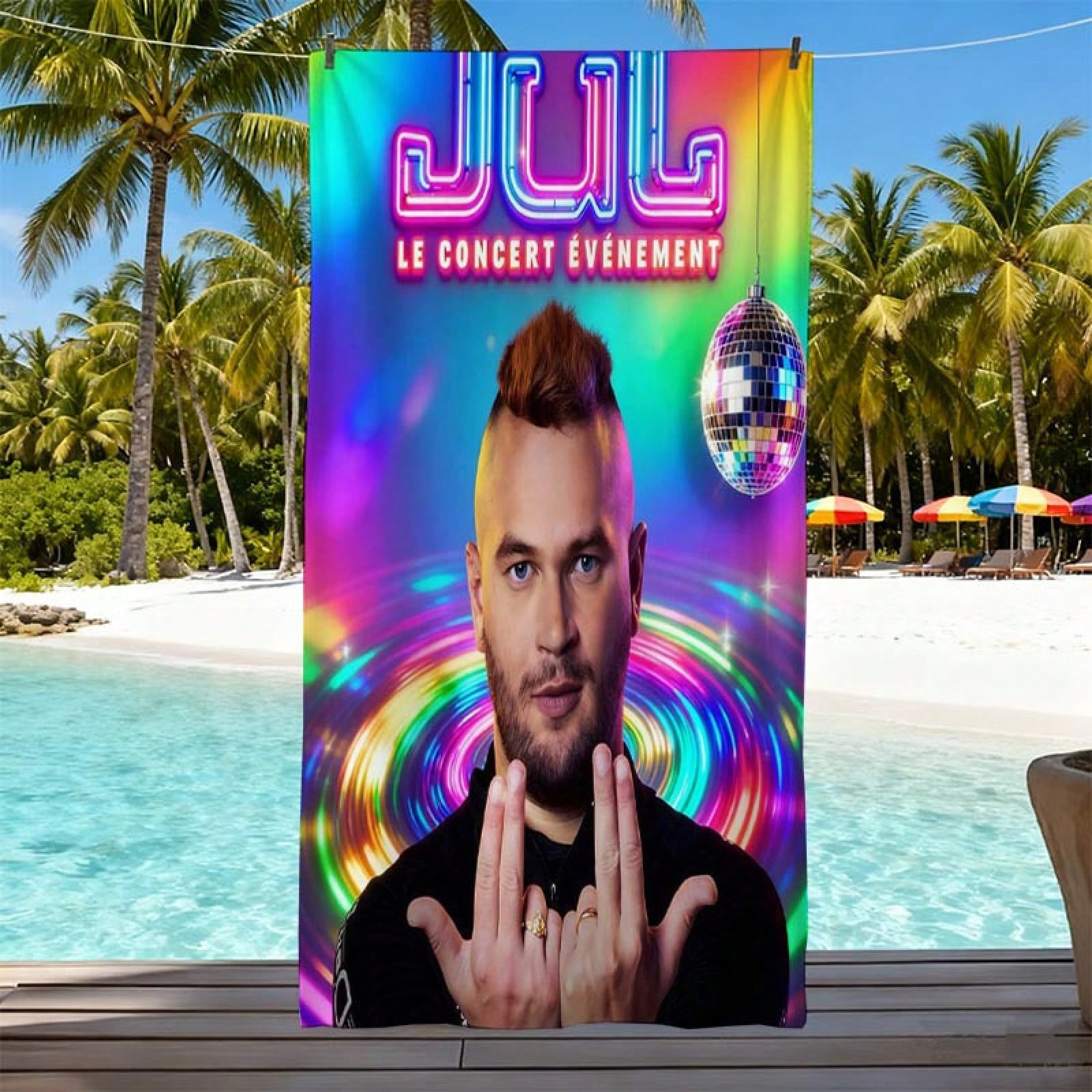 Jul Rapper Printed Summer Beac - Sauna Home Gym recension och pris
