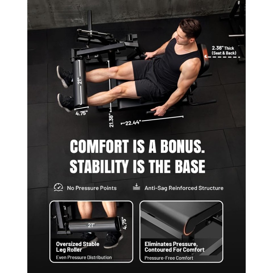 Leg Extension and Curl Machine - Home Gym Leg Extension recension och pris