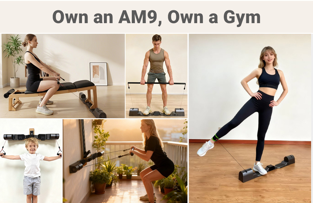 AM9 Professional Home Gym Fitn - Home Gym Leg Extension recension och pris