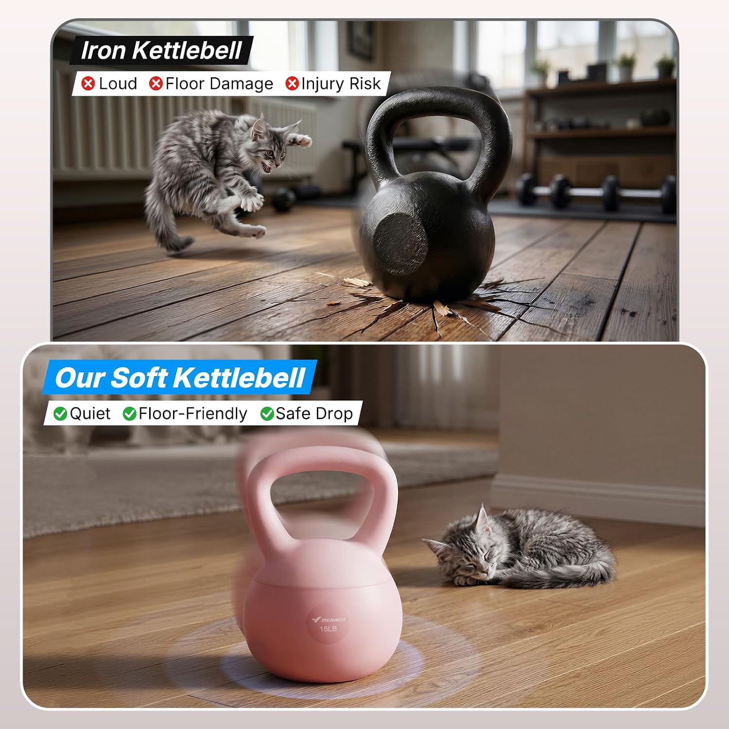 Soft Kettlebell With Wide Anti - Home Gym Kettler recension och pris