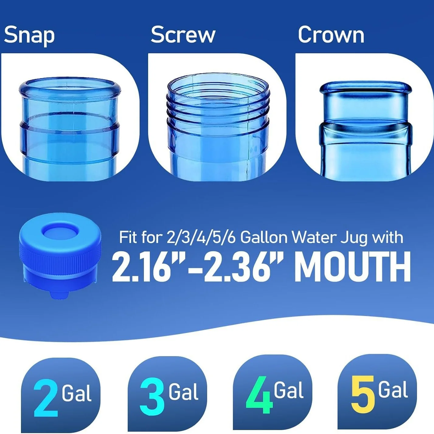 5 Pack 3.5 Gallon Water Jug Ca - Home Gym Kettler recension och pris