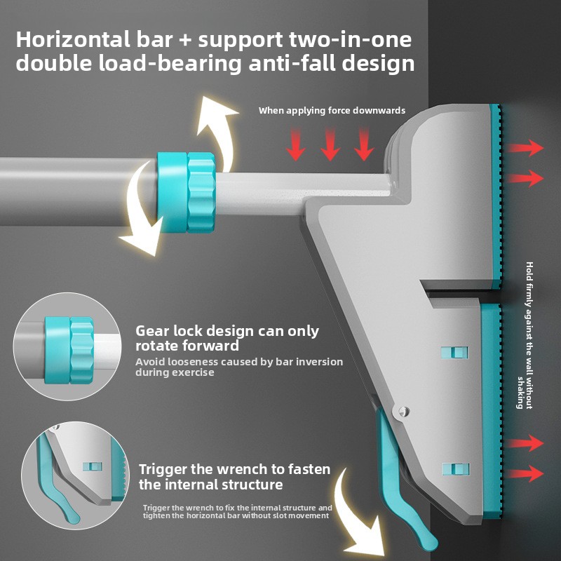 No-Drill Door Frame Pull up Ba - Home Gym Wall recension och pris