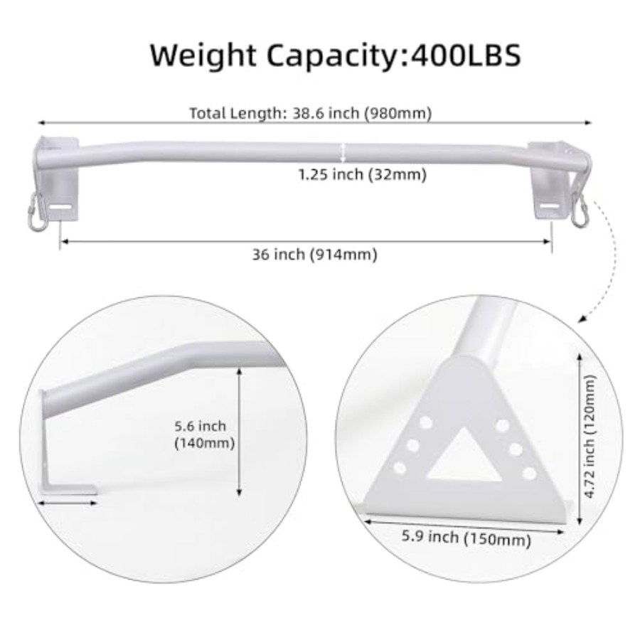 Wall Mounted Pull Up Bar Doorw - Chin Up Doorframe recension och pris