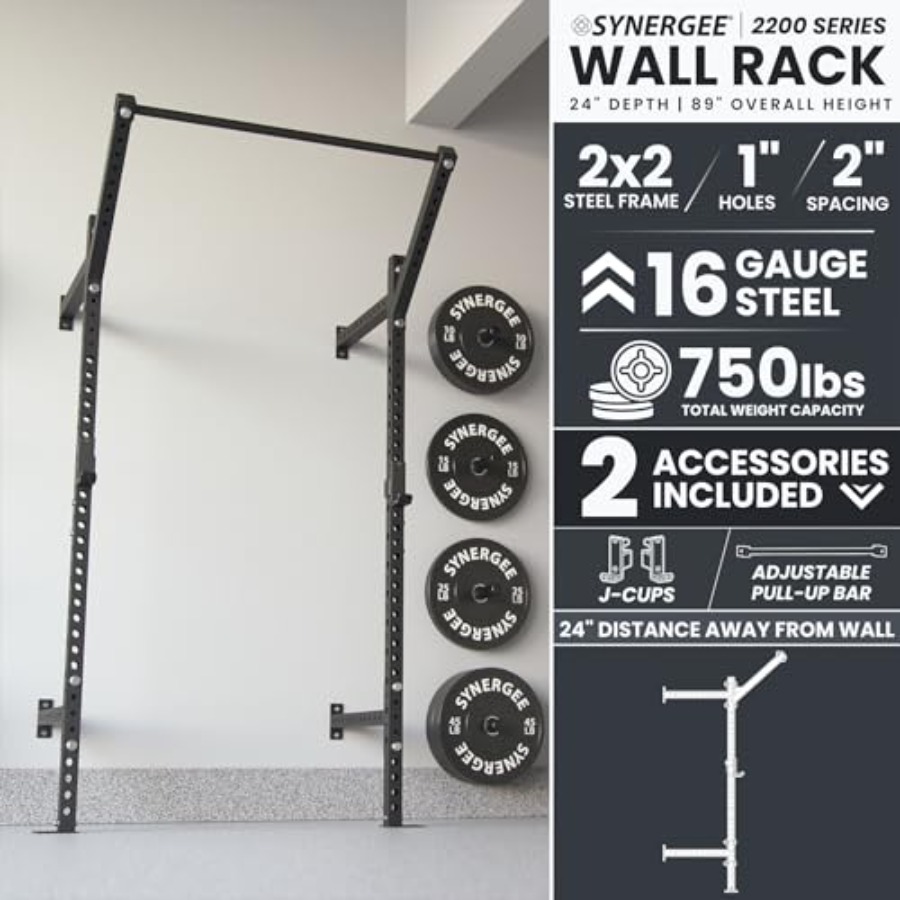 Wall Mounted Squat Rack for ho - Home Gym Wall recension och pris