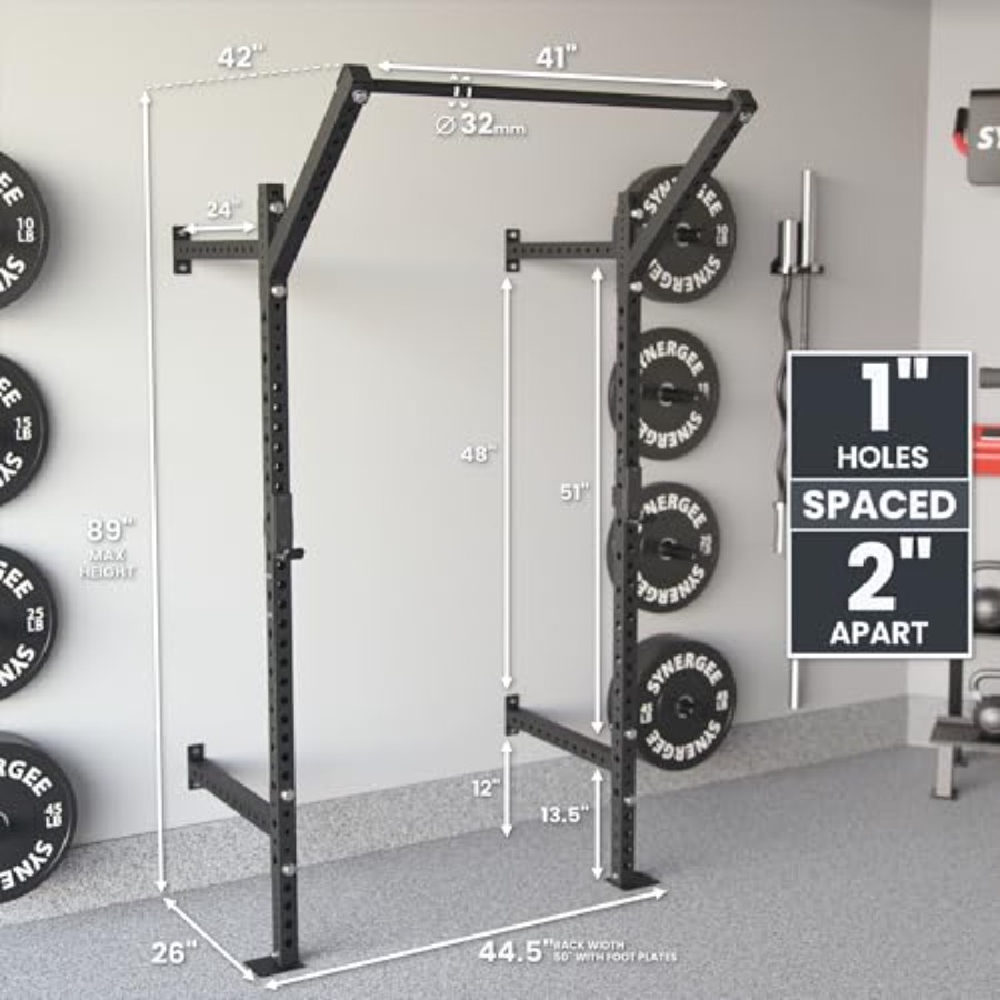 Wall Mounted Squat Rack for ho - Home Gym Wall recension och pris