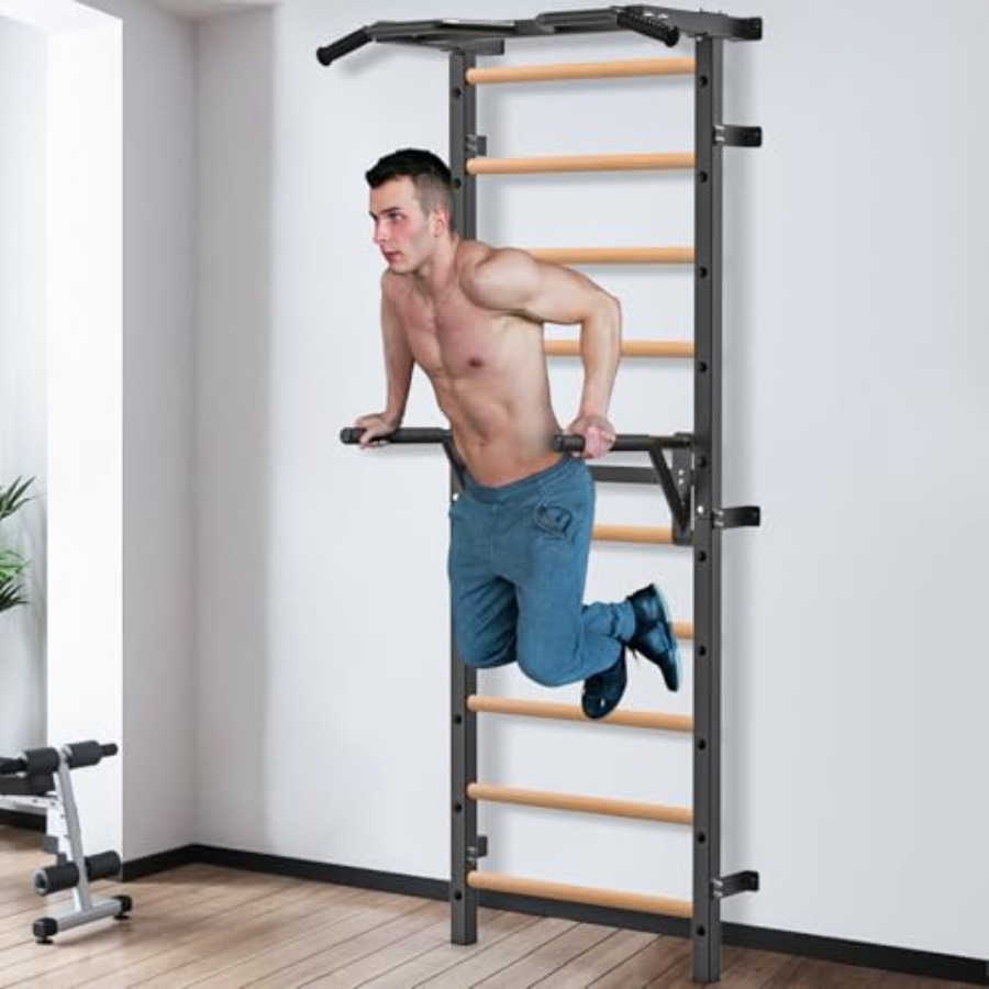 Wall Mounted Gymnastic Stall B - Home Gym Wall recension och pris