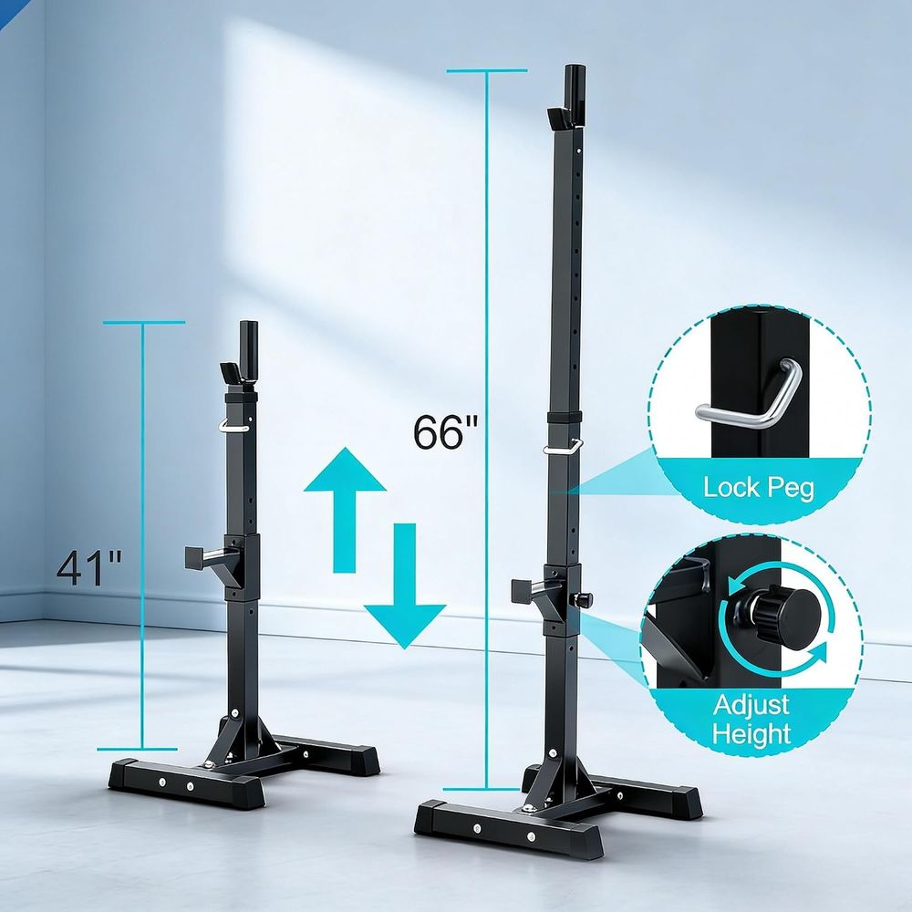Squat Rack Stand for Adjustabl - Home Gym Rack recension och pris