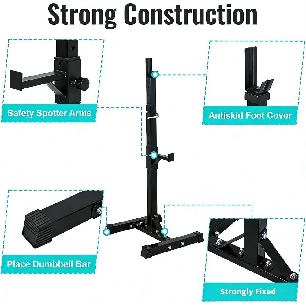 Squat Rack Stand for Adjustabl - Home Gym Rack recension och pris