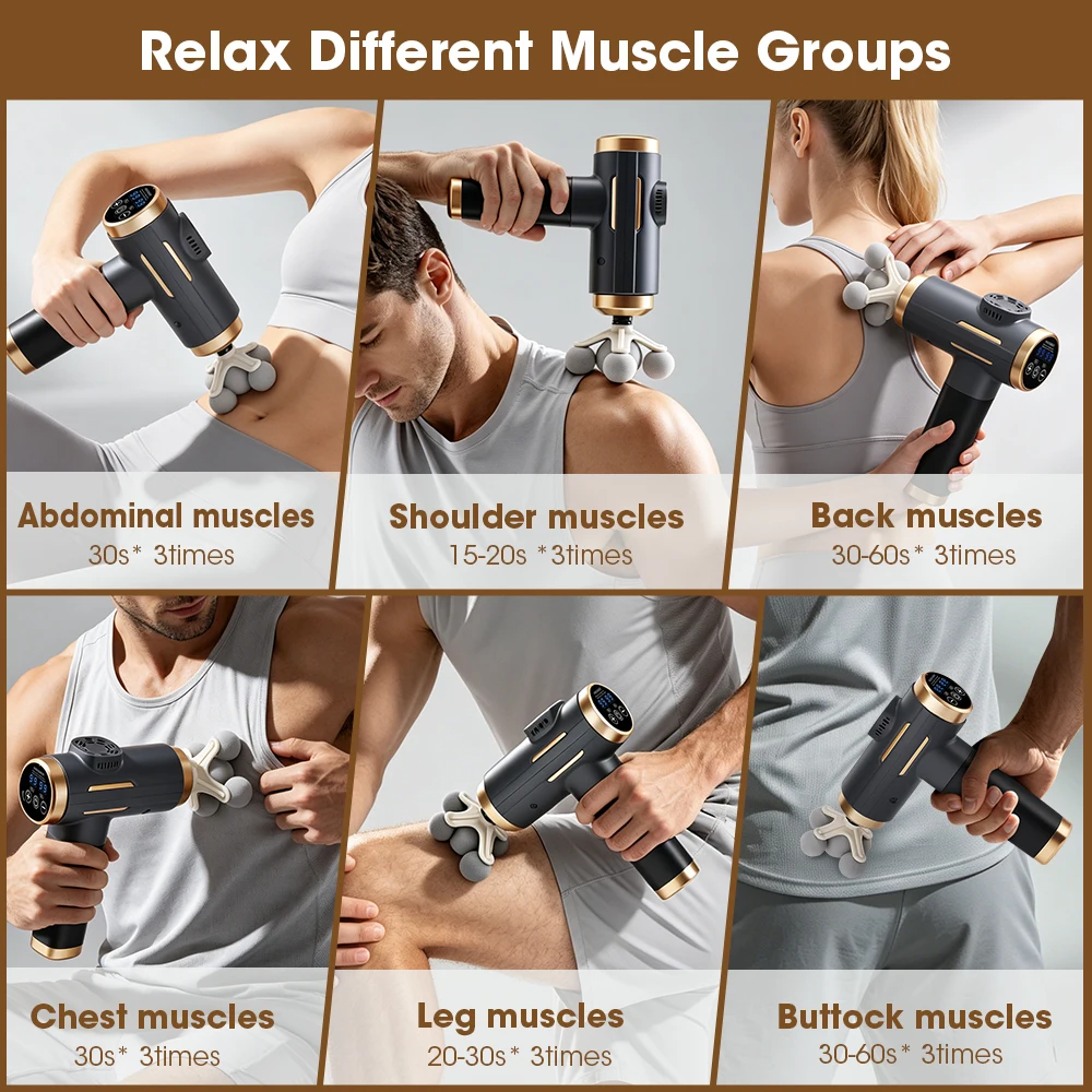 Electric Fascia Gun 24W 99 Gea - Home Gym Gear recension och pris