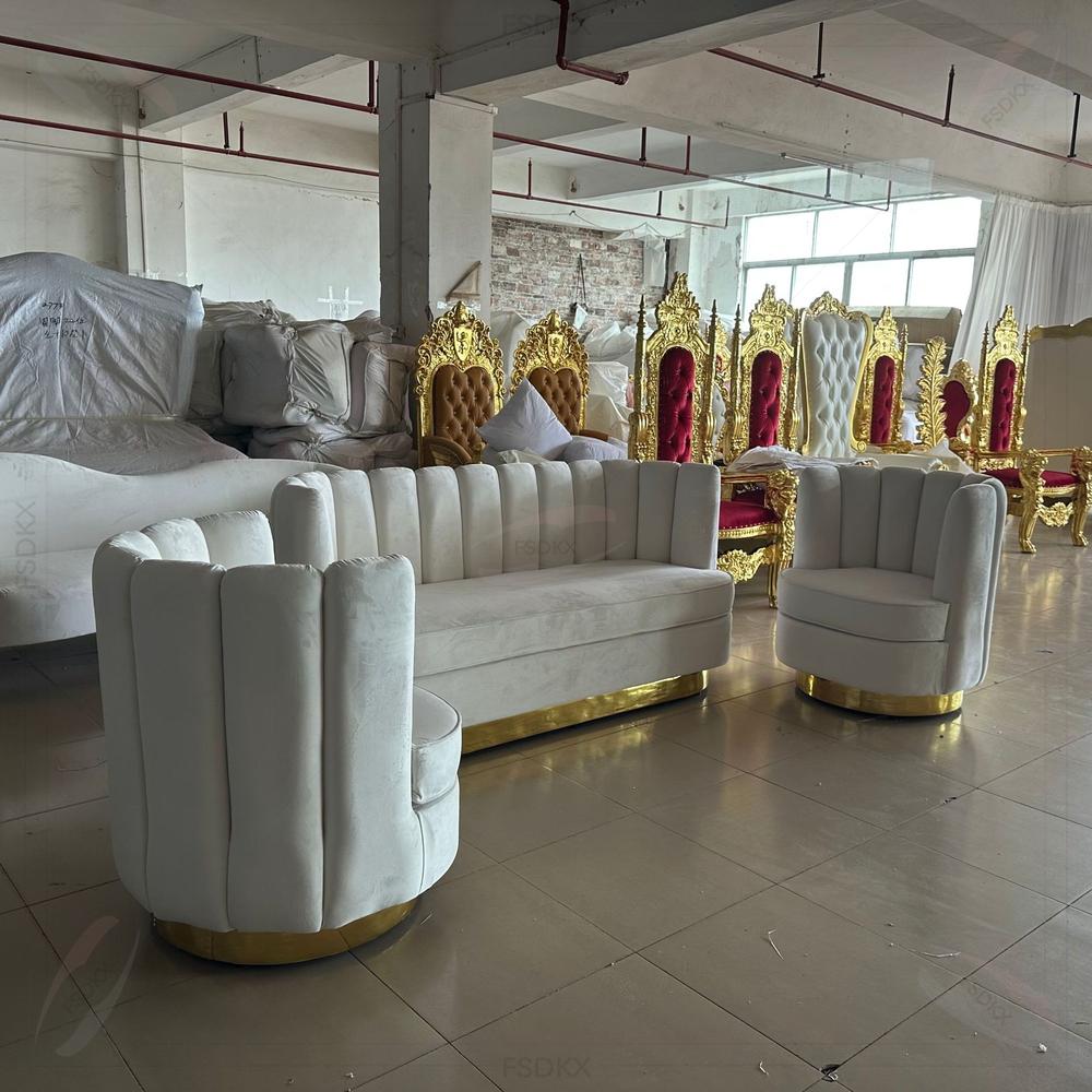 Elegant Luxury Modular Velvet  - Home Gym Gold recension och pris