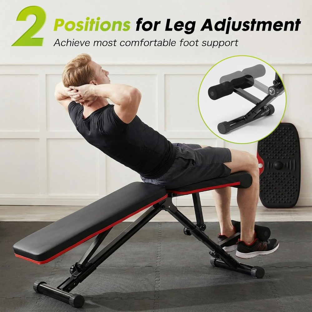 Adjustable Weight Bench for Fu - Home Gym Weights recension och pris