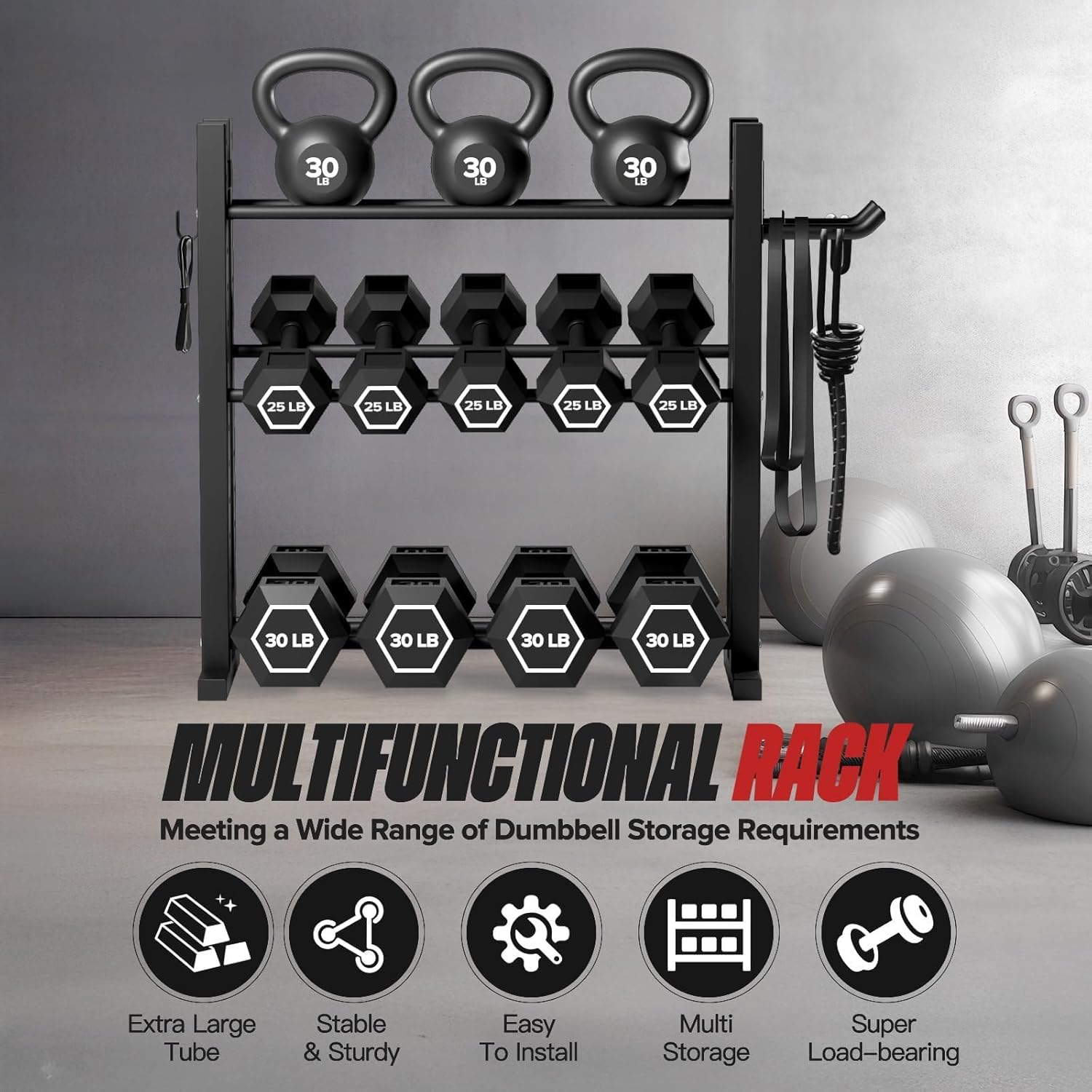Home Gym Use, Steel Material,  - Home Gym Rack recension och pris