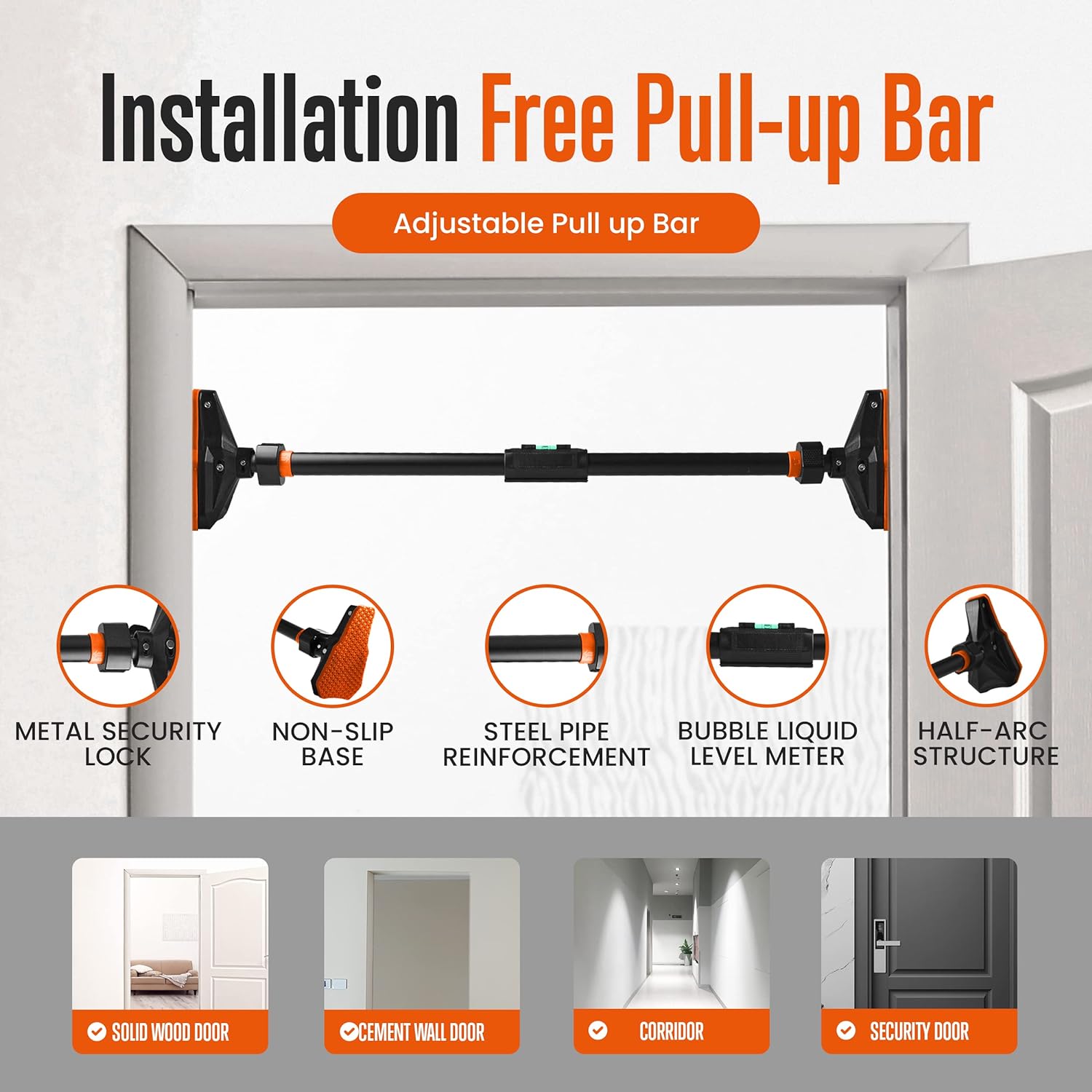 Pull Up/chin up Bar for Doorwa - Chin Up Doorframe recension och pris