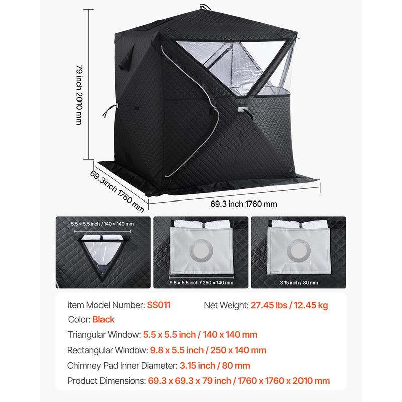 Outdoor Sauna Tent Pro, Portab - Sauna Home Gym recension och pris