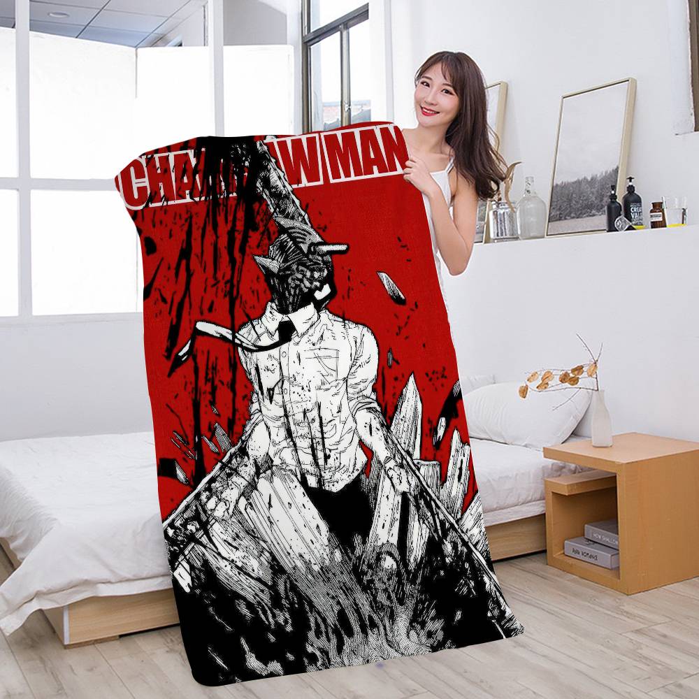 Anime Chainsaw Man Beach Towel - Sauna Home Gym recension och pris