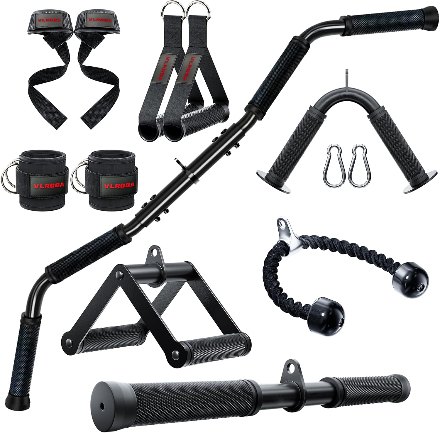 Home Gym Cable Attachments Set - Home Gym Weights recension och pris