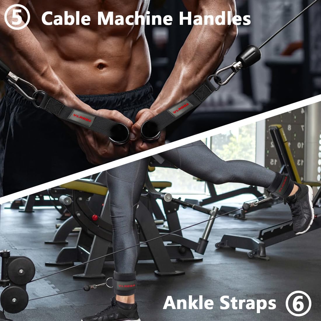 Home Gym Cable Attachments Set - Home Gym Weights recension och pris