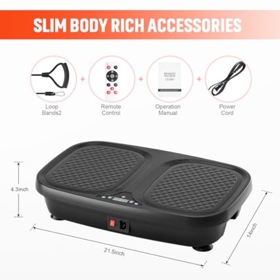 Vibration Plate Exercise Machi - Home Gym Weight Machine recension och pris