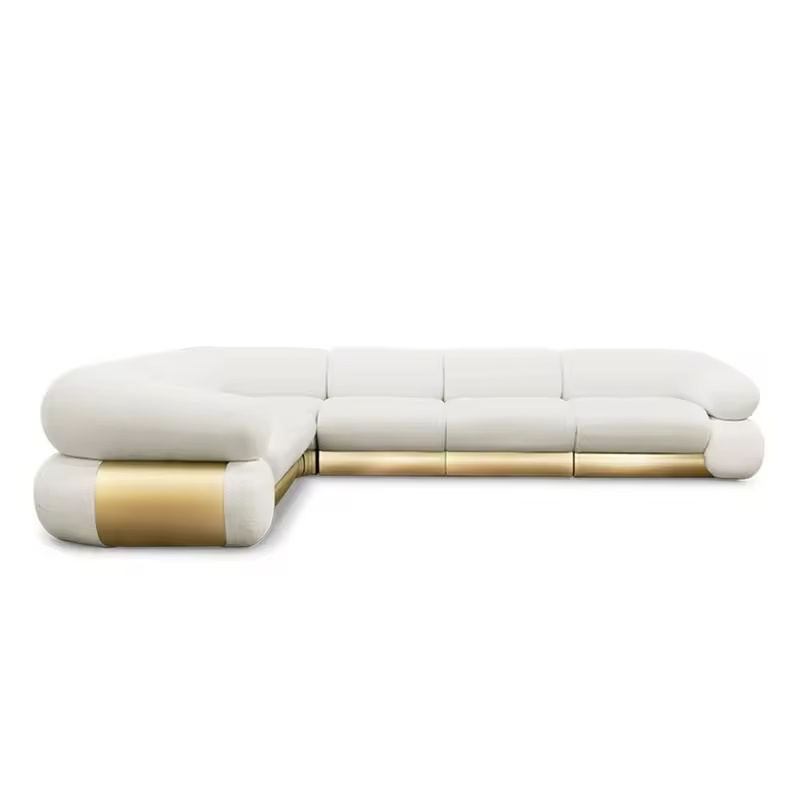 Elegant Luxury Modular Velvet  - Home Gym Gold recension och pris