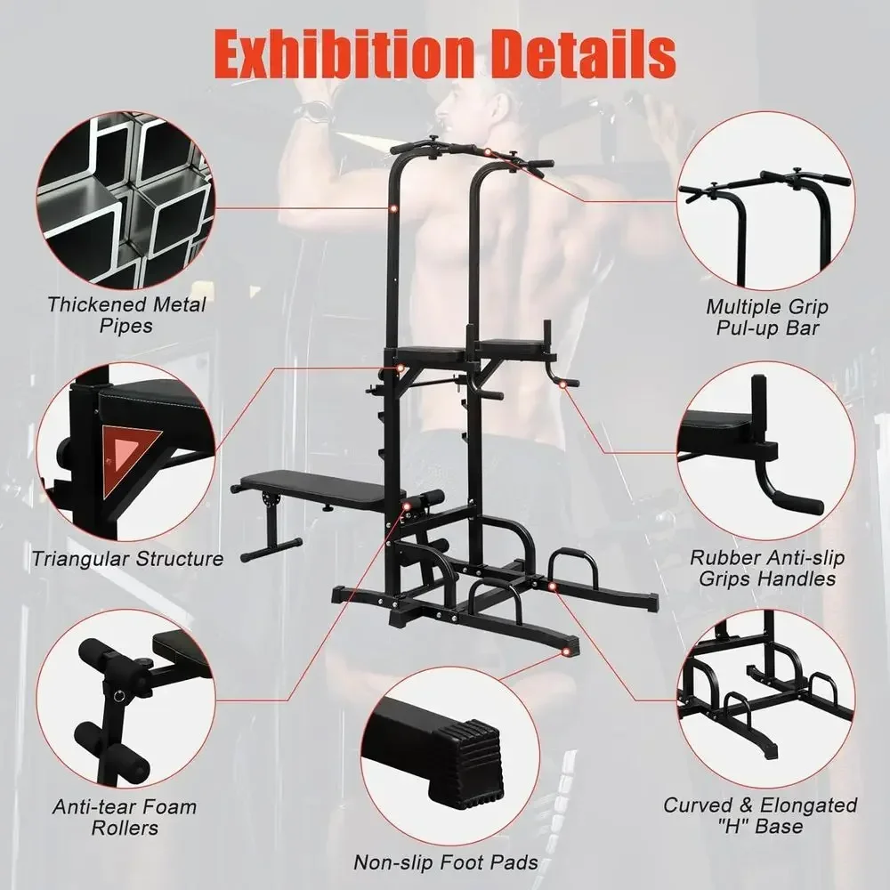 Heavy-Duty Adjustable Height D - Home Gym Multi Station recension och pris
