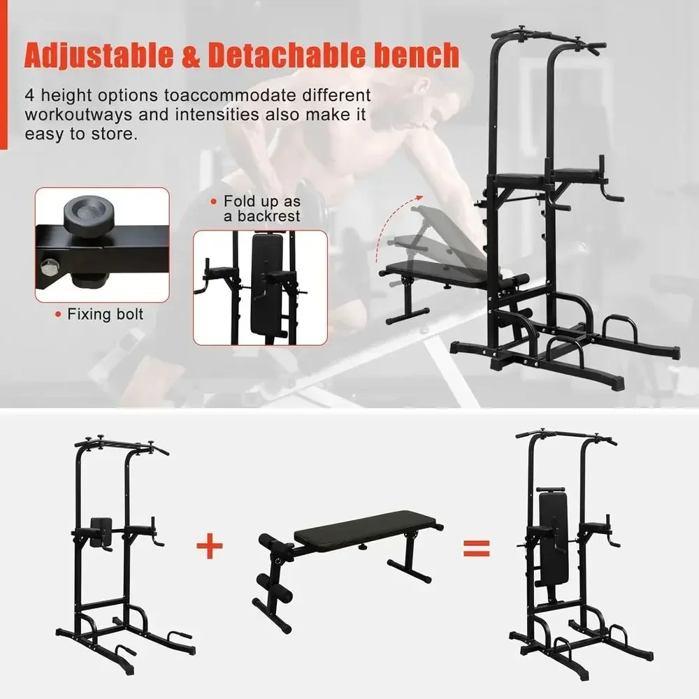 Heavy-Duty Adjustable Height D - Home Gym Multi Station recension och pris