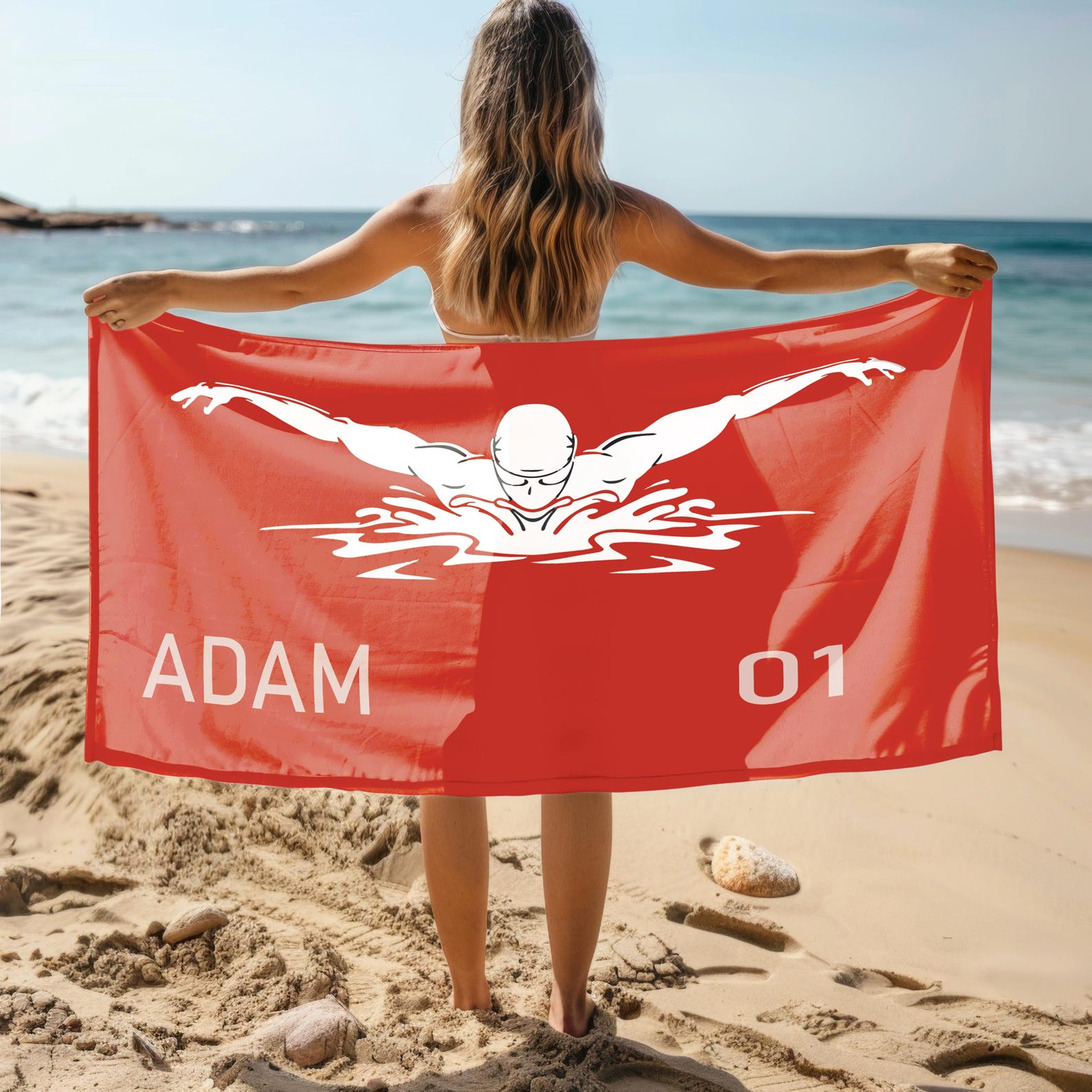 Swim Team Summer Beach Towel G - Sauna Home Gym recension och pris