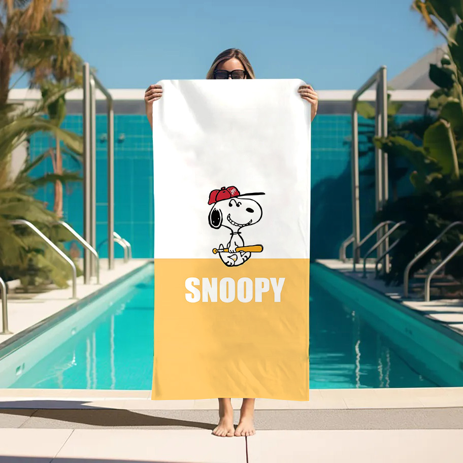Beach Towels S-Snoopyes Bathro - Sauna Home Gym recension och pris