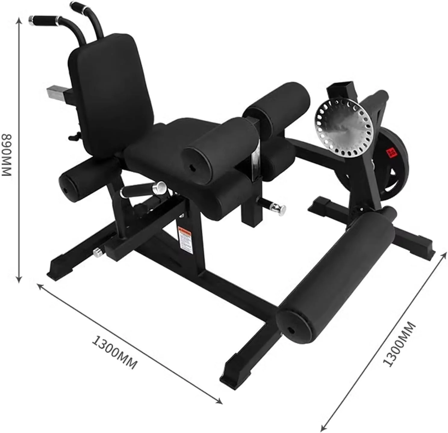 Plate Loaded Adjustable Leg Wo - Home Gym Leg Extension recension och pris