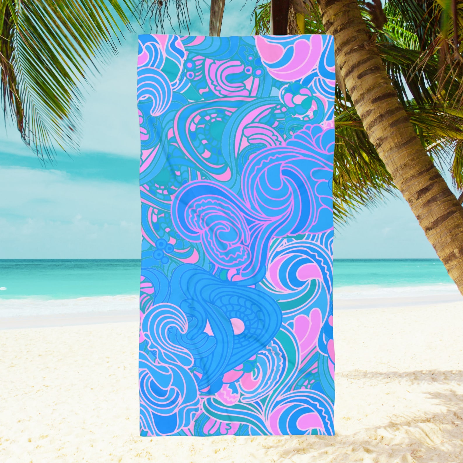 Pink and Blue Kaleidoscope Sum - Sauna Home Gym recension och pris