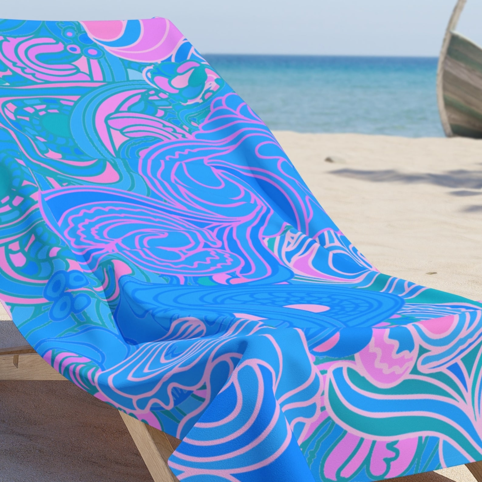 Pink and Blue Kaleidoscope Sum - Sauna Home Gym recension och pris