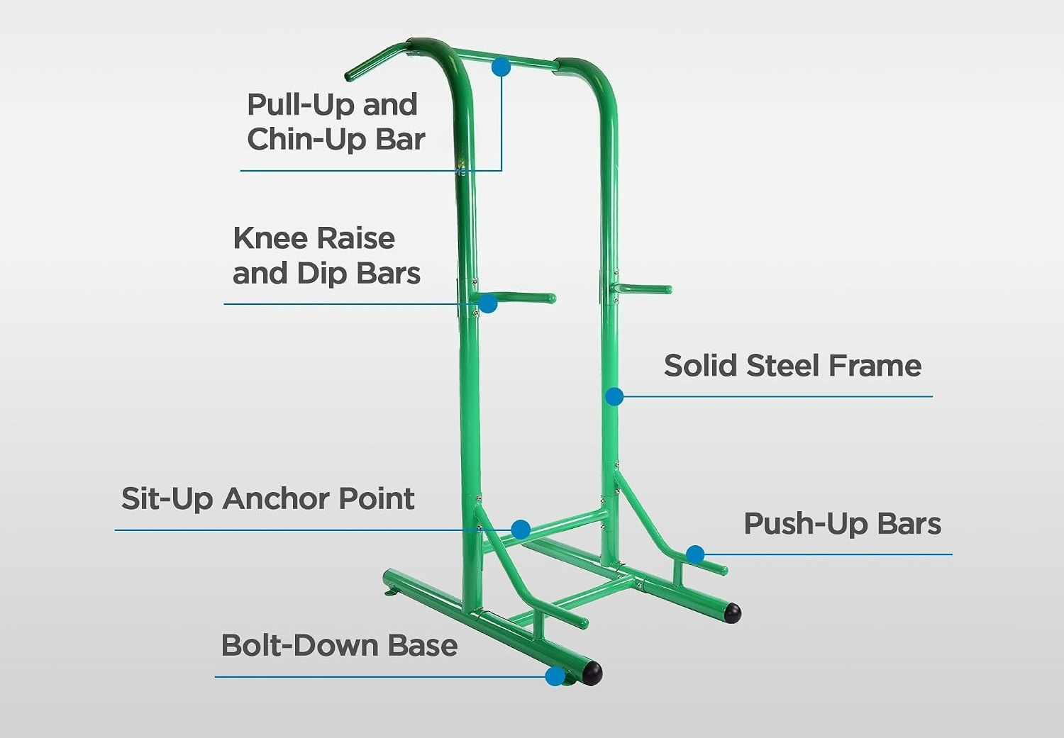 Free Standing Pull Up Bar Towe - Home Gym Weights recension och pris