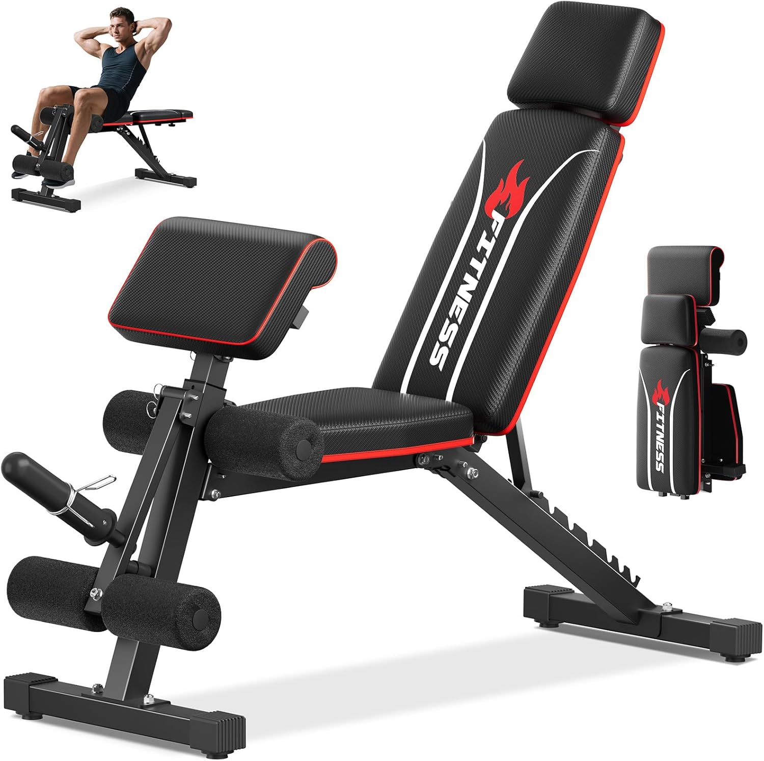 Home Gym Foldable Weight Bench - Home Gym Weights recension och pris