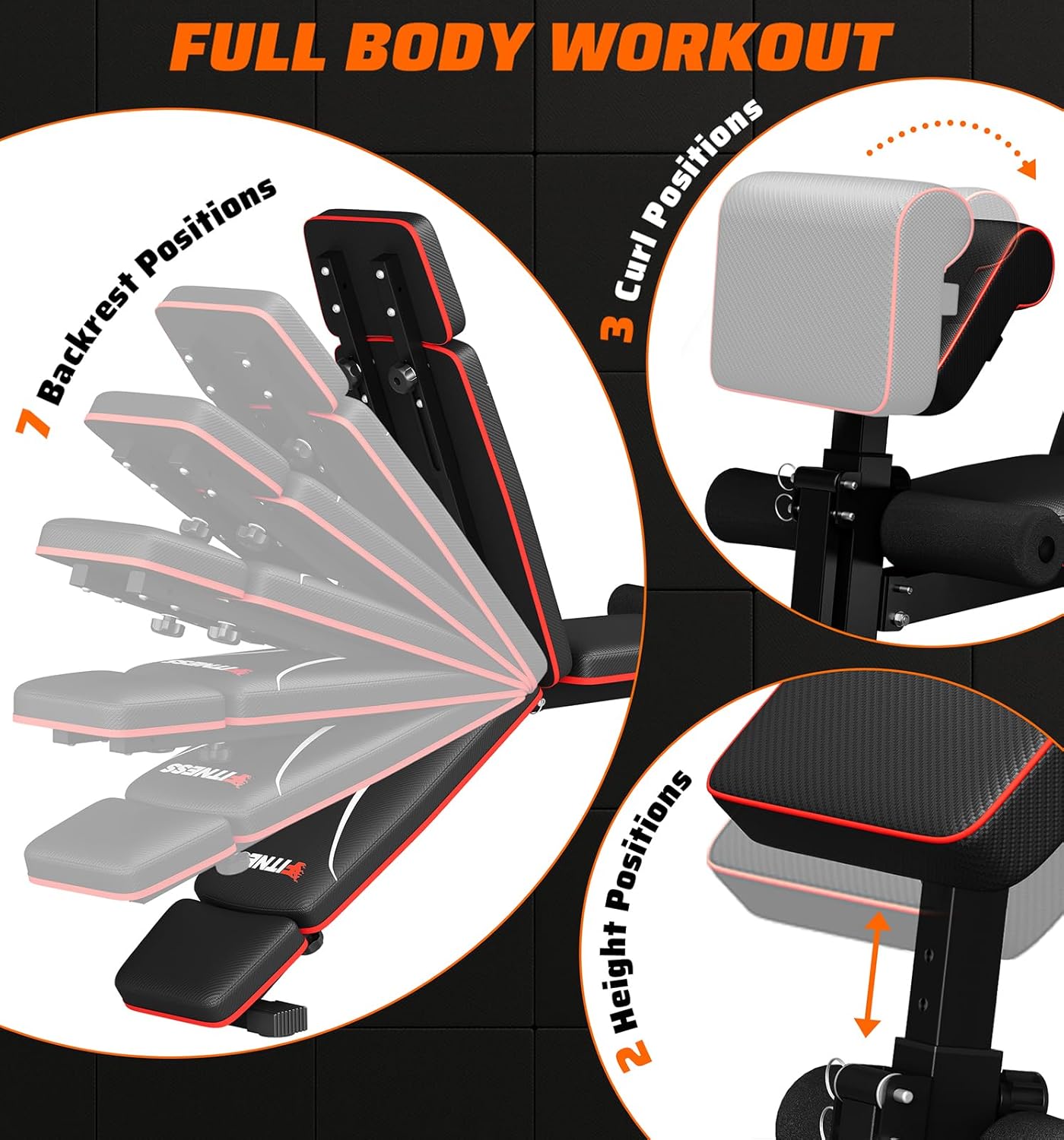 Home Gym Foldable Weight Bench - Home Gym Weights recension och pris