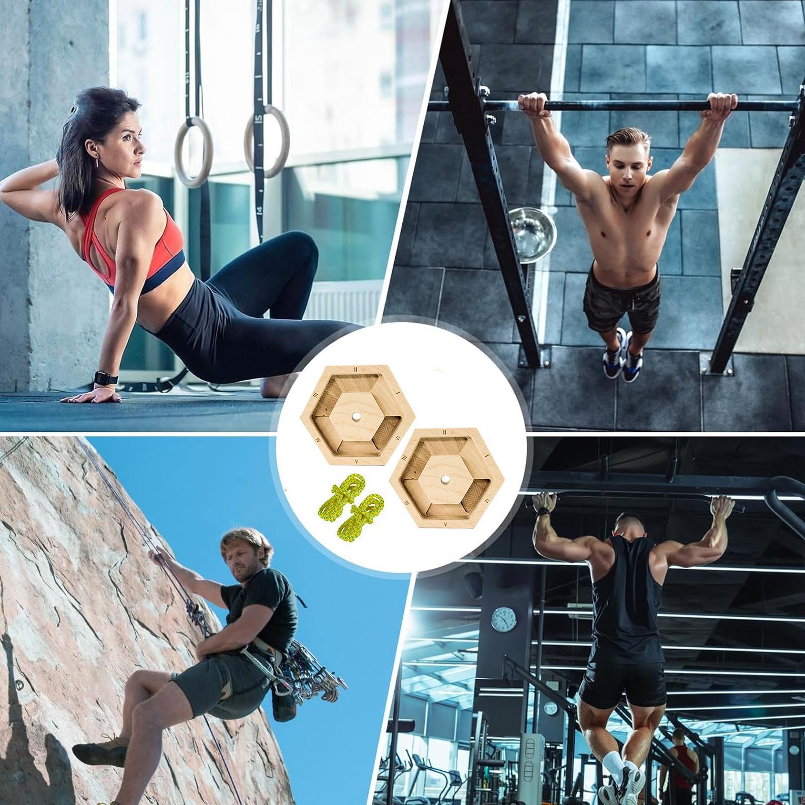 Hexagonal Wooden Finger Exerci - Home Gym Practice recension och pris