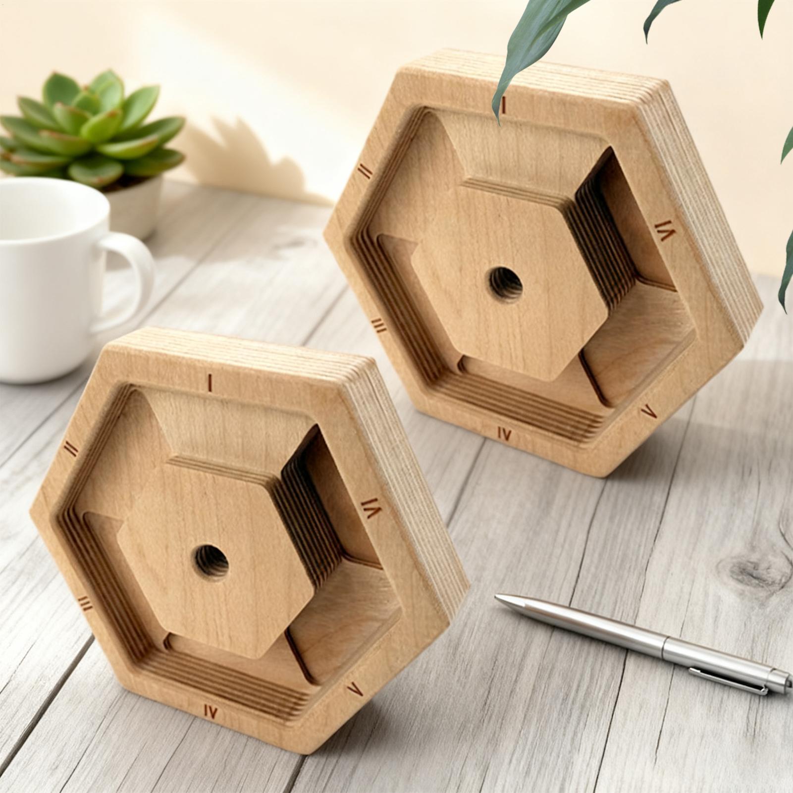 Hexagonal Wooden Finger Exerci - Home Gym Practice recension och pris